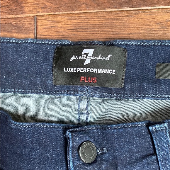 7 For All Mankind Blue Slim Jeans - Picture 5 of 11